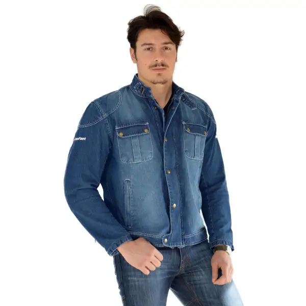 Giacca moto jeans estiva Befast James