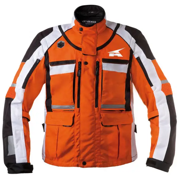 Jacket enduro Axo Stone Orange