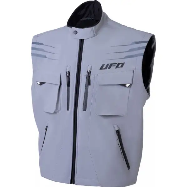 Ufo Plast Taiga enduro jacket with detachable sleeves Gray