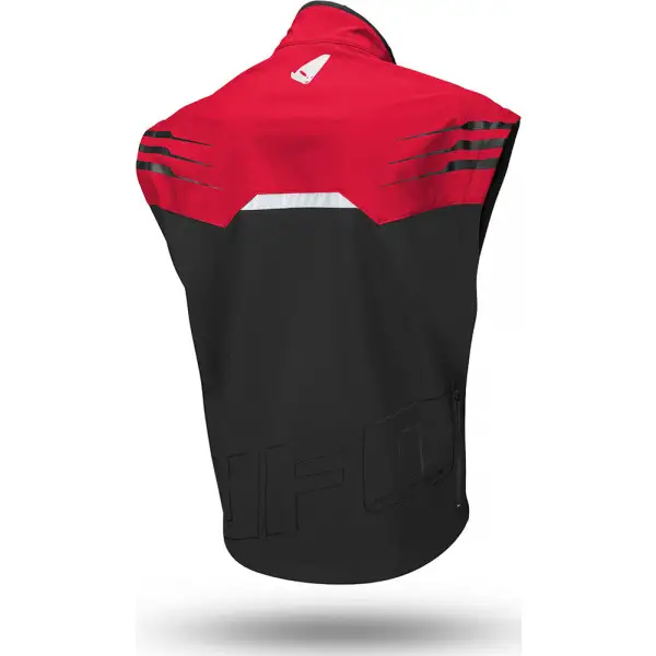 Ufo Plast Taiga enduro jacket with detachable sleeves Black Red