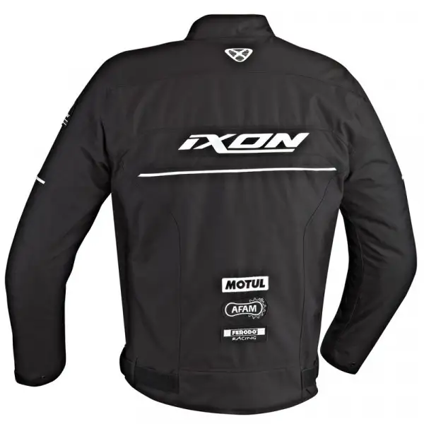 Ixon Matrix 4 season motorcycle jacket black white