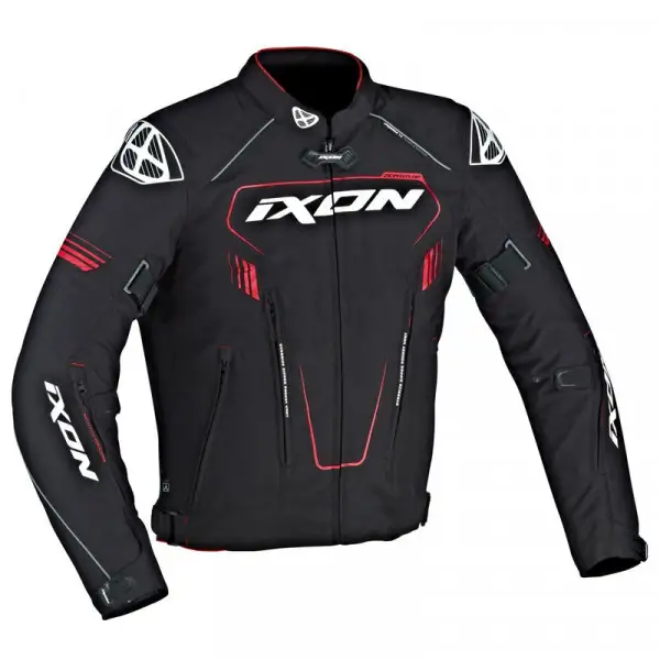 Ixon Zephyr HP 4 season motorcycle jacket black white red