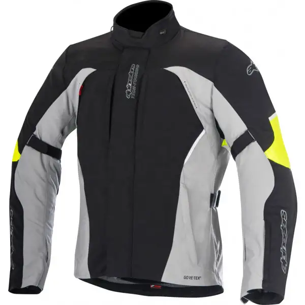 Alpinestars Ares Gore-tex jacket black gray yellow fluo