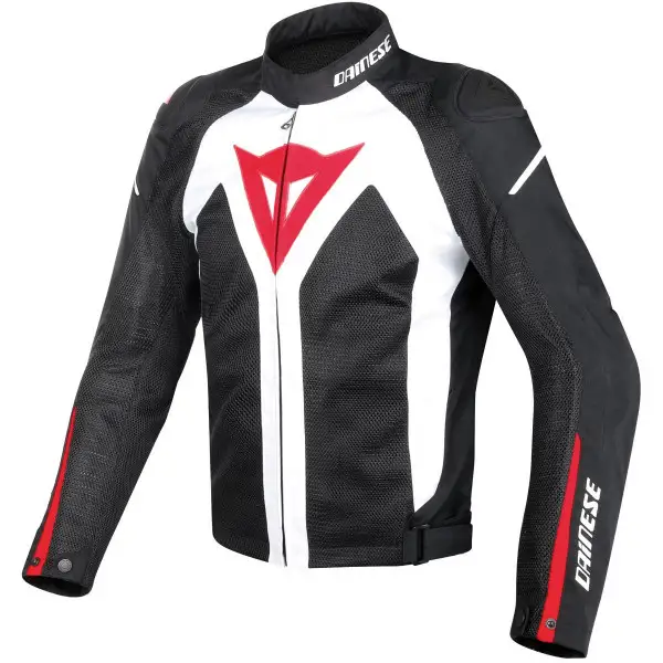 Dainese Hyper Flux D-Dry Jacket white black red