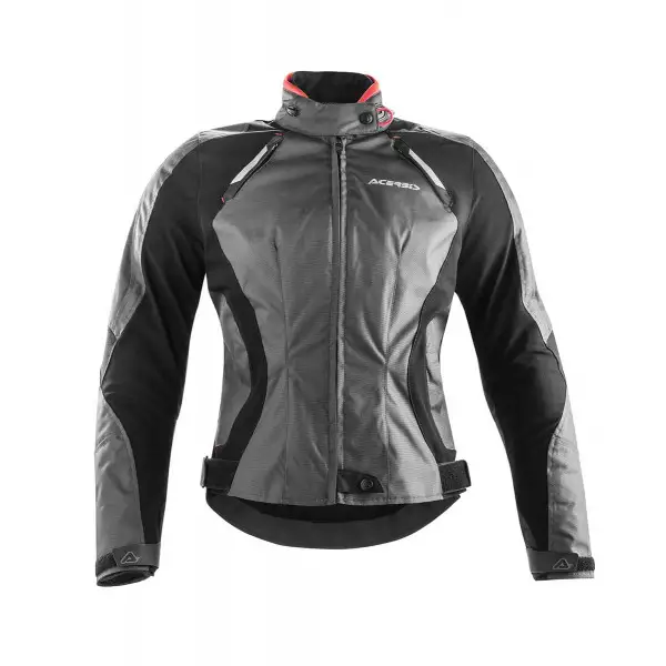 Acerbis Stinson Lady motorcycle Jacket black grey