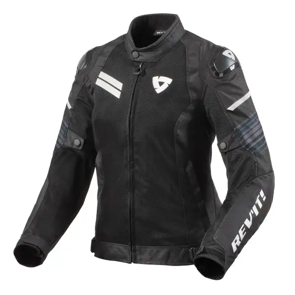Apex Air H2O women's summer motorcycle jacket Black White