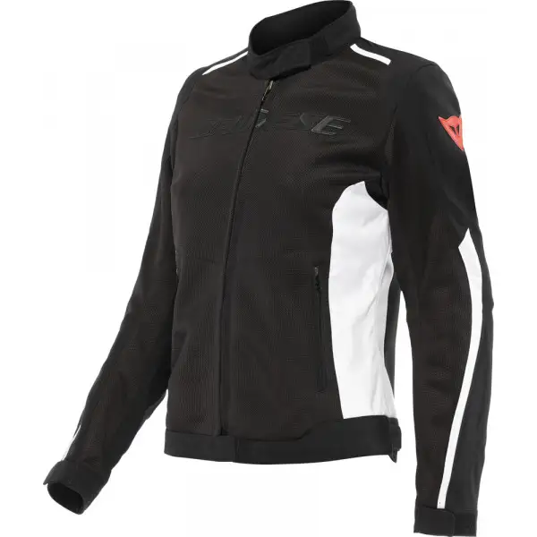 Dainese Hydraflux 2 air D-Dry women's summer motorcycle jacket Black Black White