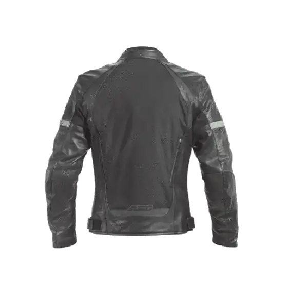 Axo Double lady leather motorcycle jacket Black