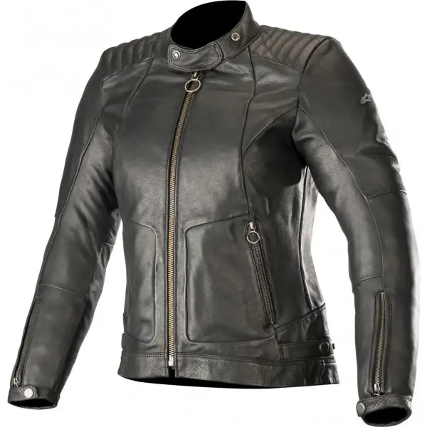 Alpinestars Gal woman leather jacket Black