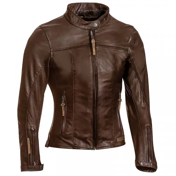 Ixon CRANK LADY woman leather jacket Brown