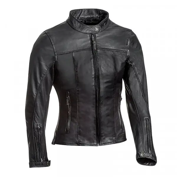 Ixon CRANK LADY woman leather jacket Black