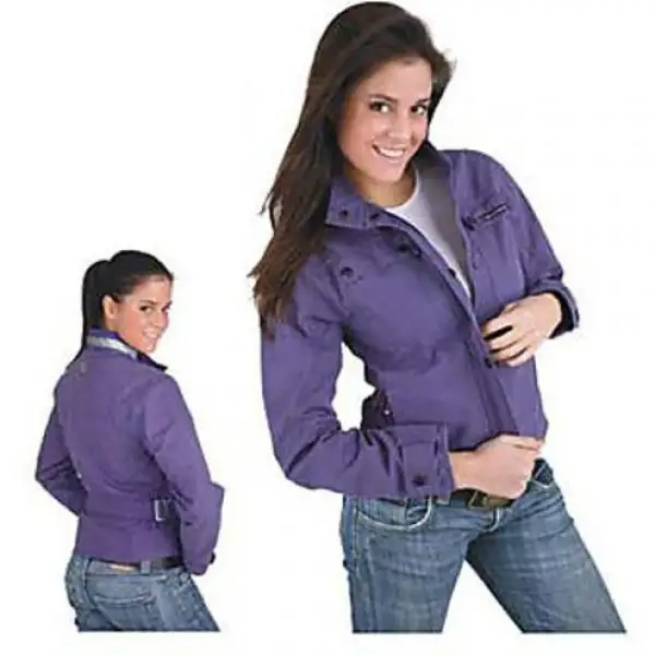 Tucano Urbano woman jacket Shorty Cotton Lady violet