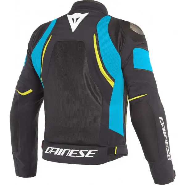 Dainese DINAMICA AIR D DRY summer Jacket Black Fire Blue Fluo Yellow