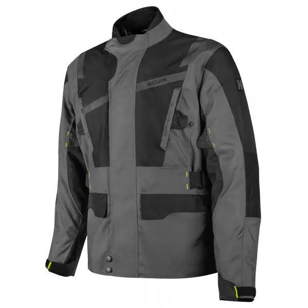 Hevik Stelvio 3.0 limited 3-layer motorcycle jacket Black Gray