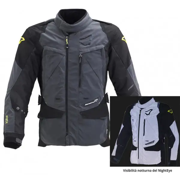 Macna Equator Night Eye 3 layers jacket Black dark grey