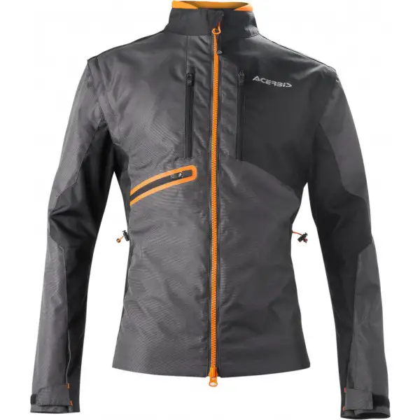 Acerbis Enduro One jacket Black Orange Fluo
