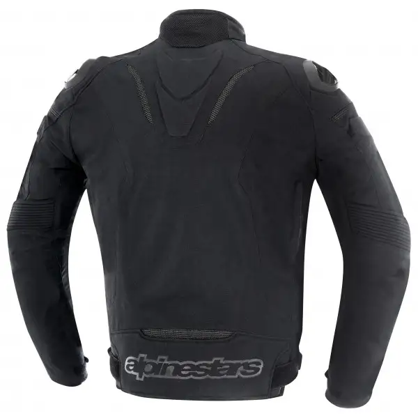 Giacca moto pelle Alpinestars Enforce Drystar nera