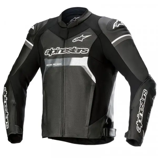 Motorcycle leather jacket Alpinestars GP FORCE AIRFLOW Black