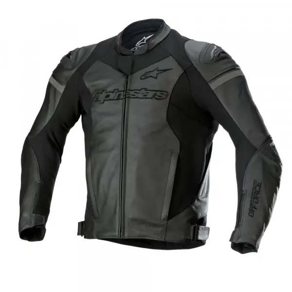 Alpinestars GP FORCE motorcycle leather jacket Black Black