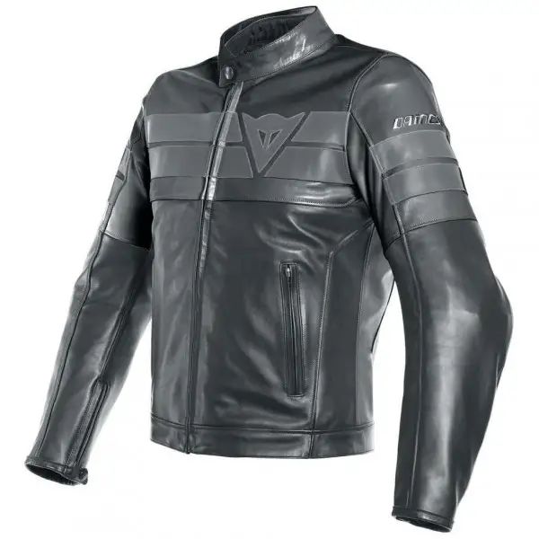 Dainese 8 TRACKleather jacket Black Black Black
