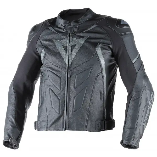 Giacca moto pelle Dainese Avro D1 nero nero antracite