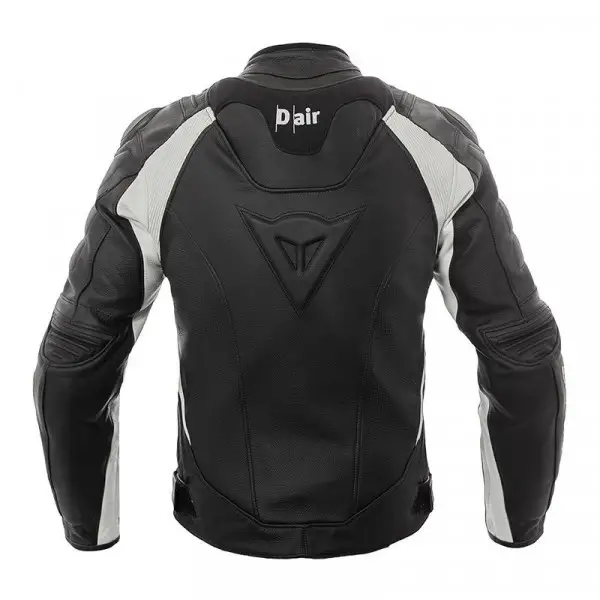 Dainese D-Air Misano 1000 leather jacket black black white