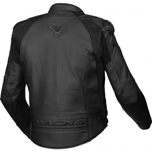 Macna Aviant Air Black leather motorcycle jacket