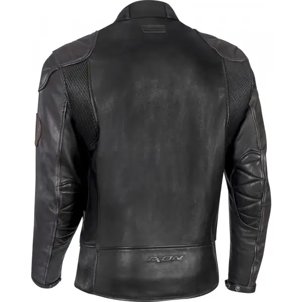 Ixon PIONEER leather jacket brown black