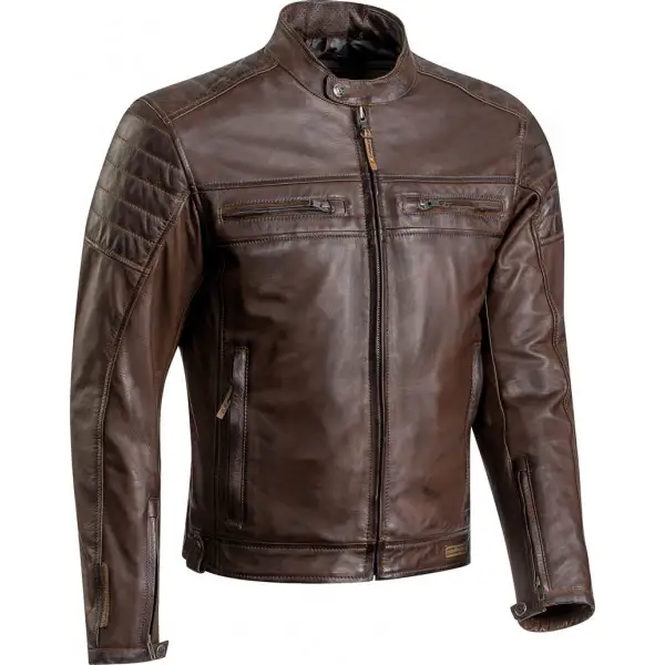 Ixon TORQUE leather jacket Brown