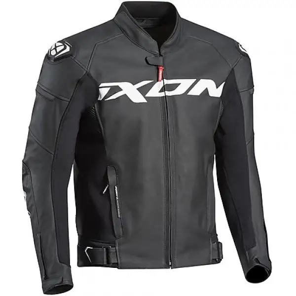 Ixon Sparrow racing leather jacket Black White