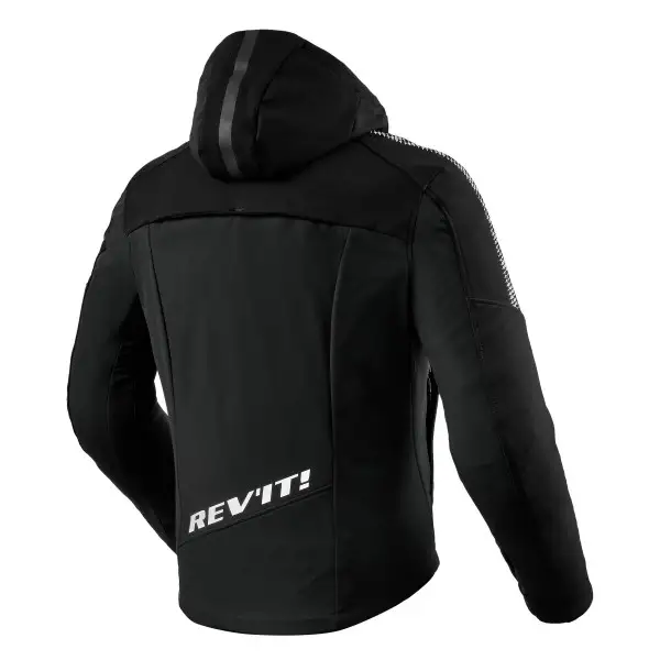 Rev'it Proxy H2O Motorcycle Jacket Black White