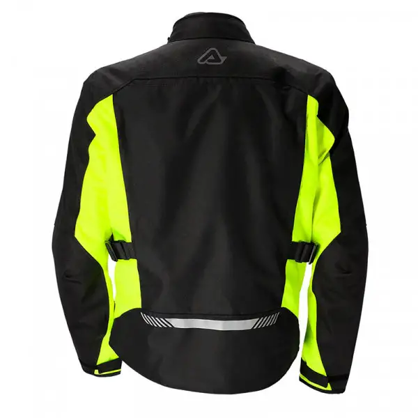 Acerbis X-TRAIL CE 3-layer touring motorcycle jacket Black Yellow Fluo