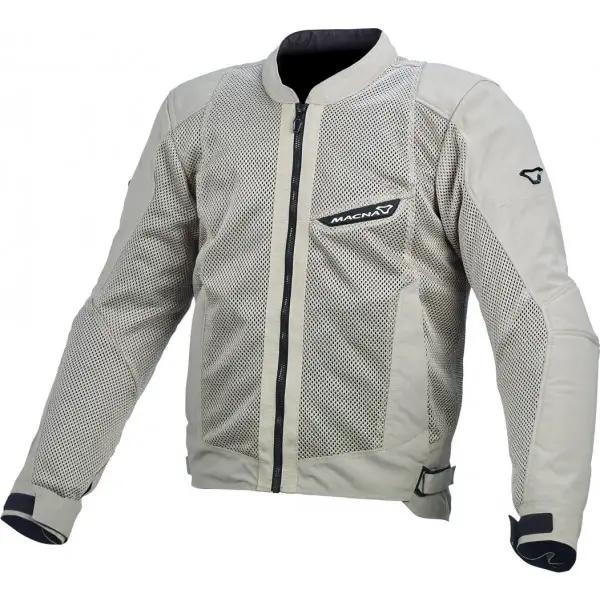 Macna Velocity summer touring jacket Light grey