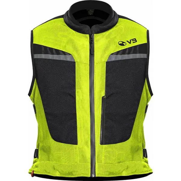 Motoairbag v3.0 Airbag Vest with Fast Lock Yellow Fluo