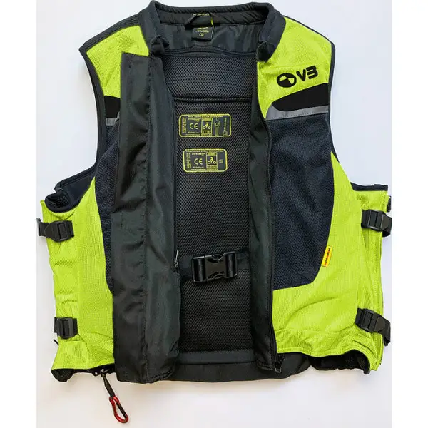 Motoairbag v3.0 Airbag Vest with Fast Lock Yellow Fluo