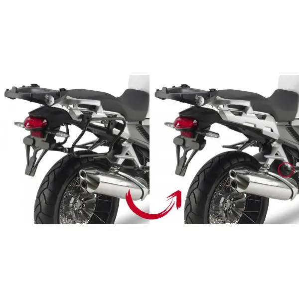 GIVI PLXR1110 Portavaligie laterale rimoz rapida V35 MONOKEY SID