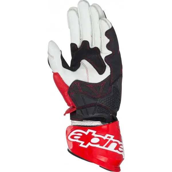 Alpinestars Gp Tech leather gloves red