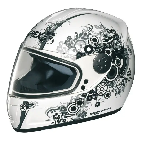 Grex R2 Bubbles full face helmet Metal White