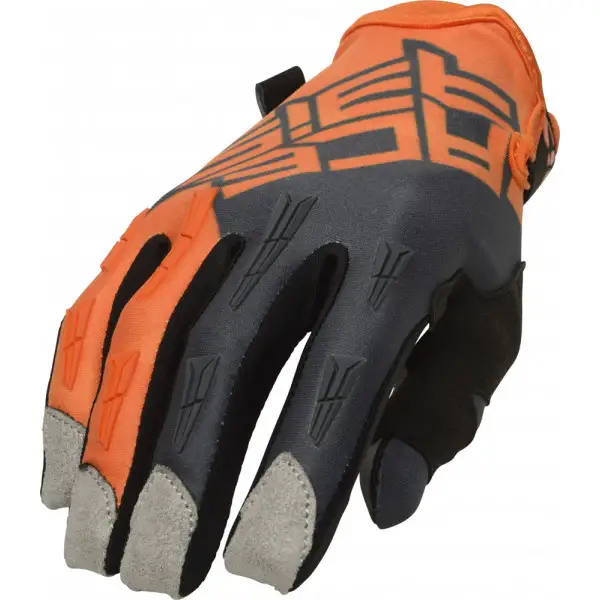 Acerbis MX X-H cross gloves Orange Grey