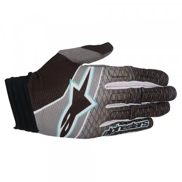 Alpinestars Aviator offroad gloves black dark gray teal