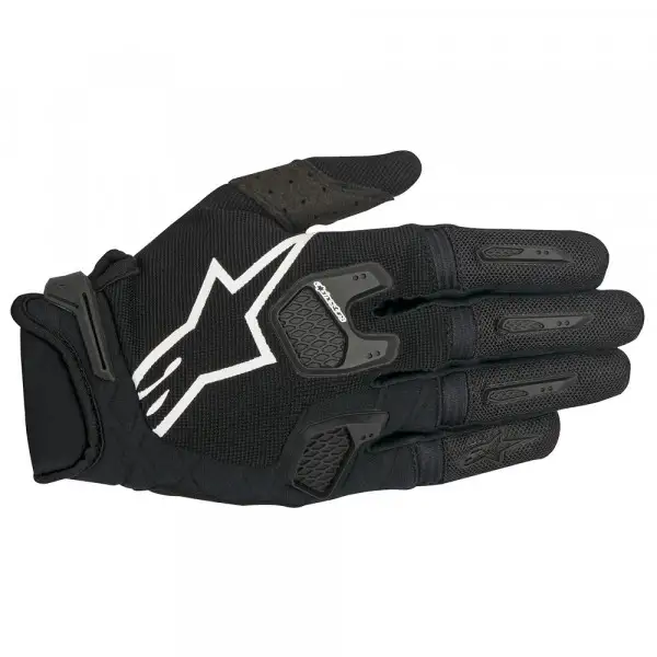 Alpinestars Racefend offroad gloves black white