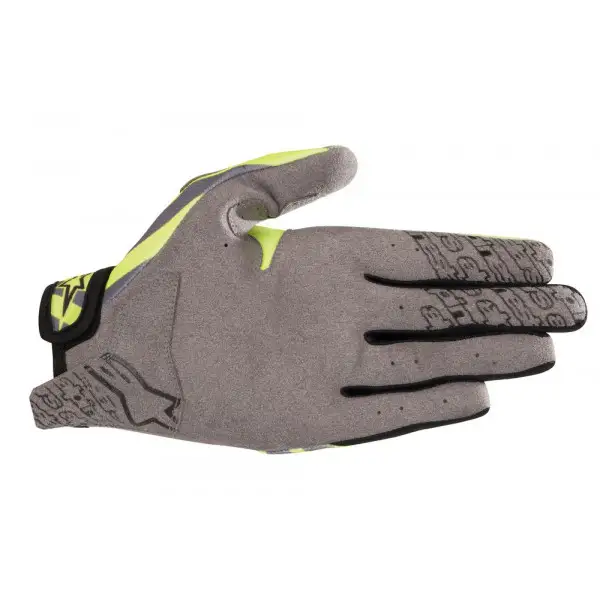 Alpinestars Radar Gloves Yellow Fluo Gray