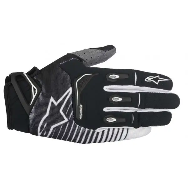 Alpinestars Techstar off road gloves Black White