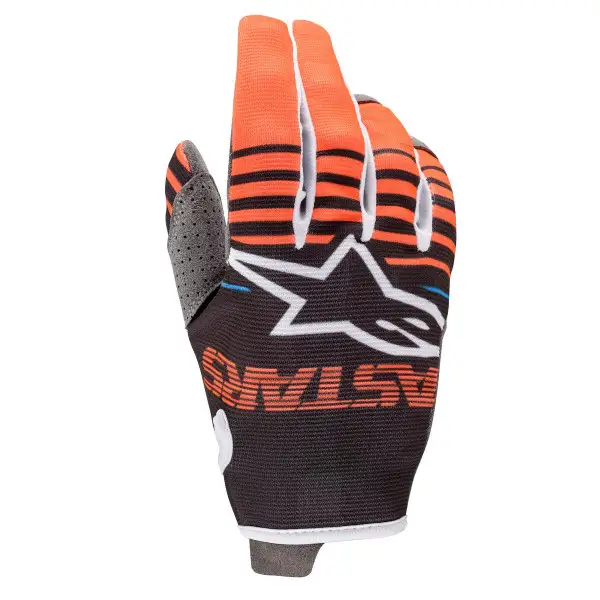 Alpinestars YOUTH RADAR kid cross gloves Anthracite Orange Fluo