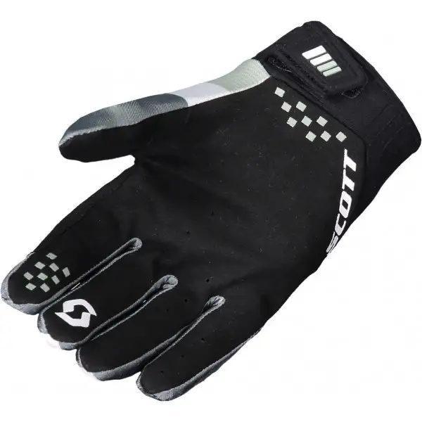 SCOTT 450 Podium cross gloves black grey