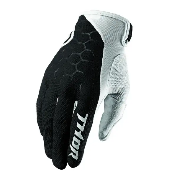 Thor cross Gloves S8 DRAFT Black White