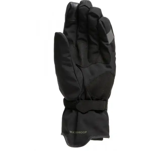 Dainese PLAZA 3 D-DRY motorcycle gloves Black Bronze Green
