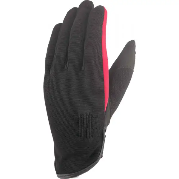 KISS Black Fuchsia women's summer motorcycle gloves