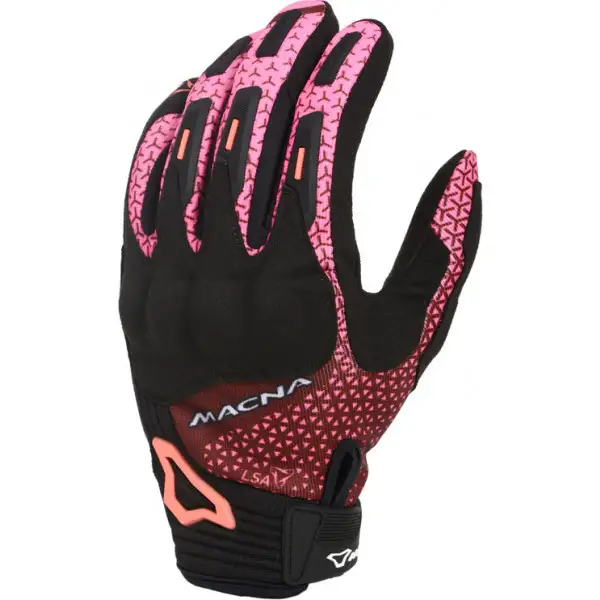Macna Octar Ladies summer woman gloves Black/Burgundy/Pink