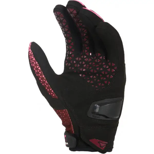 Macna Octar Ladies summer woman gloves Black/Burgundy/Pink